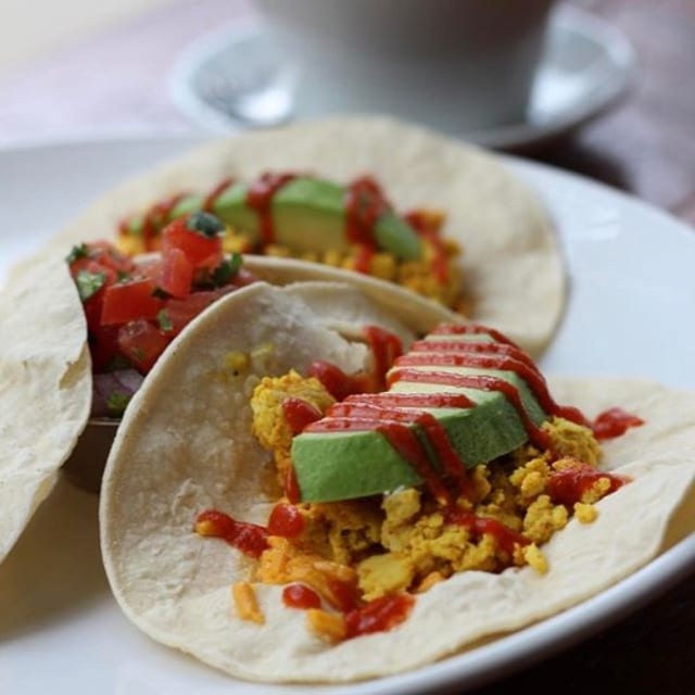 Breakfast Tacos (*V, GF).